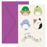 Προσκλήσεις Πάρτυ Squishmallows (6 τεμ)