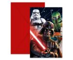 Προσκλήσεις πάρτυ Stars Wars Galaxy (6 τεμ)