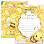 Προσκλήσεις πάρτυ Μέλισσα (8 τεμ)