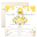 Προσκλητήριο βάπτισης Μέλισσα