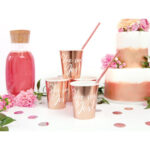 Rose Gold Ποτήρια "She said yes!" (6 τεμ) - Image 2