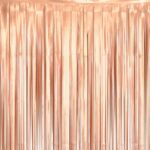 Ροζ-Χρυσή Ματ Κουρτίνα Πάρτυ (200x100cm)