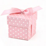 Ροζ Κουτάκι με πουά (10 τεμ)