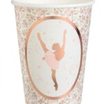 Ροζ Ποτήρια Μπαλαρίνα (10 τεμ)