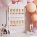 Ροζ Prosecco Wall – Σταντ για ποτήρια σαμπάνιας