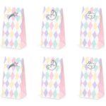 Σετ Σακουλάκια & Αυτοκόλλητα Μονόκερος (12 τεμ)