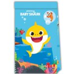 Σακουλάκια δώρων Baby Shark χάρτινα (4 τεμ)