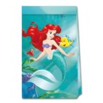 Σακουλάκια δώρων Γοργόνα Άριελ (4 τεμ)