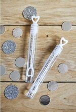 Λευκές Σαπουνόφουσκες Καρδιά (48 τεμ)