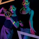 Σετ αξεσουάρ εμφάνισης που φωσφορίζουν (4τεμ)