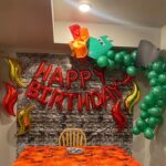 Σετ Κόκκινα Μπαλόνια φράση Happy Birthday (13 τεμ) - Image 4