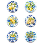 Σετ κονκάρδες Mediterranean Λεμόνι (6 τεμ)