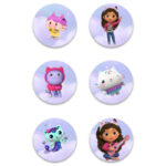 Σετ κονκάρδες Το Κουκλόσπιτο της Γκάμπι (6 τεμ)