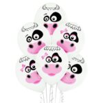 Σετ μπαλόνια Αγελάδα (6 τεμ)