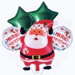 Σετ Μπαλόνια Άγιος Βασίλης (5 τεμ)