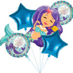 Σετ μπαλόνια Γοργόνα (5 τεμ)