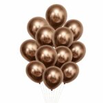 Σετ Μπαλόνια - Ροζ Χρυσό Χρώμα (12 τεμ)