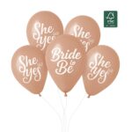 Σετ Rosegold Μπαλόνια για Bachelorette (5 τεμ)