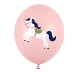 Σετ ροζ Μπαλόνια Αλογάκι (6 τεμ)