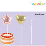 Στηρίγματα με διάφανο καπάκι για μπαλόνια (100 τεμ)