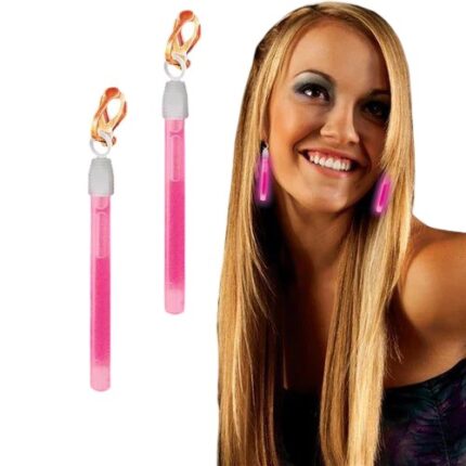 Σκουλαρίκια με κλιπ που φωσφορίζουν