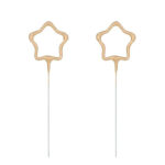 Sparkler Στικ χρυσά Αστέρια (2 τεμ)