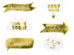 Στικάκια PhotoBooth Baby Shower (6 τεμ)