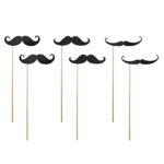 Στικάκια PhotoBooth Μουστάκι (6 τεμ)