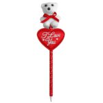 Στυλό Με Αρκουδάκι & Καρδιά ''I Love You''