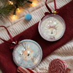 Χριστουγεννιάτικο Στολίδι Στρογγυλό - Ελαφάκι Με Όνομα