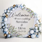 Στρογγυλή Αφίσα Γάμου - Λεβάντα - Image 2