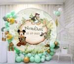 Στρογγυλή Αφίσα Βάπτισης - Mickey Σαφάρι - Image 2