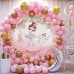 Στρογγυλή Αφίσα Μπαλαρίνα & Κύκνος 1,30 m