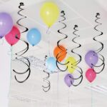 Swirl Διακοσμητικά Oροφής Μαύρα (12 τεμ) - Image 2