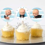 Topper Cupcake Μπόμπιρας (6 τεμ)