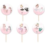 Topper Cupcake Μπαλαρίνα (6 τεμ) - Image 2