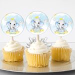 Topper Cupcake Ελεφαντάκι (6 τεμ)