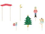 Topper τούρτας Christmas (6 τεμ)