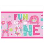 Τραπεζομάντηλο Fun to be One ροζ