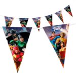 Τριγωνικά Σημαιάκια Justice League 5m