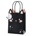 Τσάντα δώρου μαύρη Γατούλα