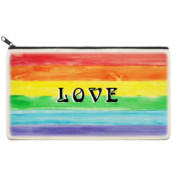 Τσαντάκι "Love" σημαία ΛΟΑΤΚΙ