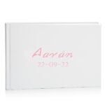 Βιβλίο Ευχών βάπτισης Λευκό - Κορίτσι