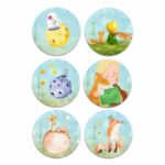 Ξύλινες Κονκάρδες Μικρός Πρίγκιπας (6 τεμ)