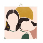 Ξύλινο Καδράκι "Mother & Daughter"