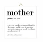 Ξύλινο Καδράκι "Mother means.."
