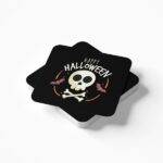 Ξύλινο Σουβέρ - Happy Halloween