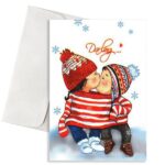 Χριστουγεννιάτικη Κάρτα - Hugs & Kisses - Image 3