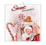 Χριστουγεννιάτικο Καδράκι Sweet December
