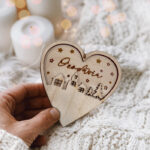 Χριστουγεννιάτικο Στολίδι - Καρδιά με όνομα - Image 2